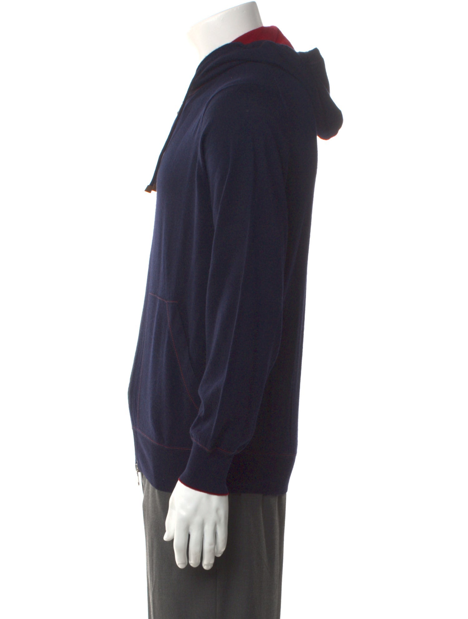 Brunello Cucinelli Virgin Wool Mock Neck Cardigan