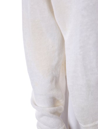Brunello Cucinelli Linen V-Neck Sweater