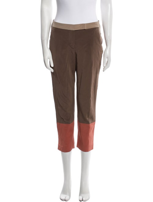 Brunello Cucinelli Silk Straight Leg Pants