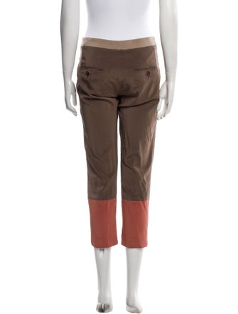 Brunello Cucinelli Silk Straight Leg Pants