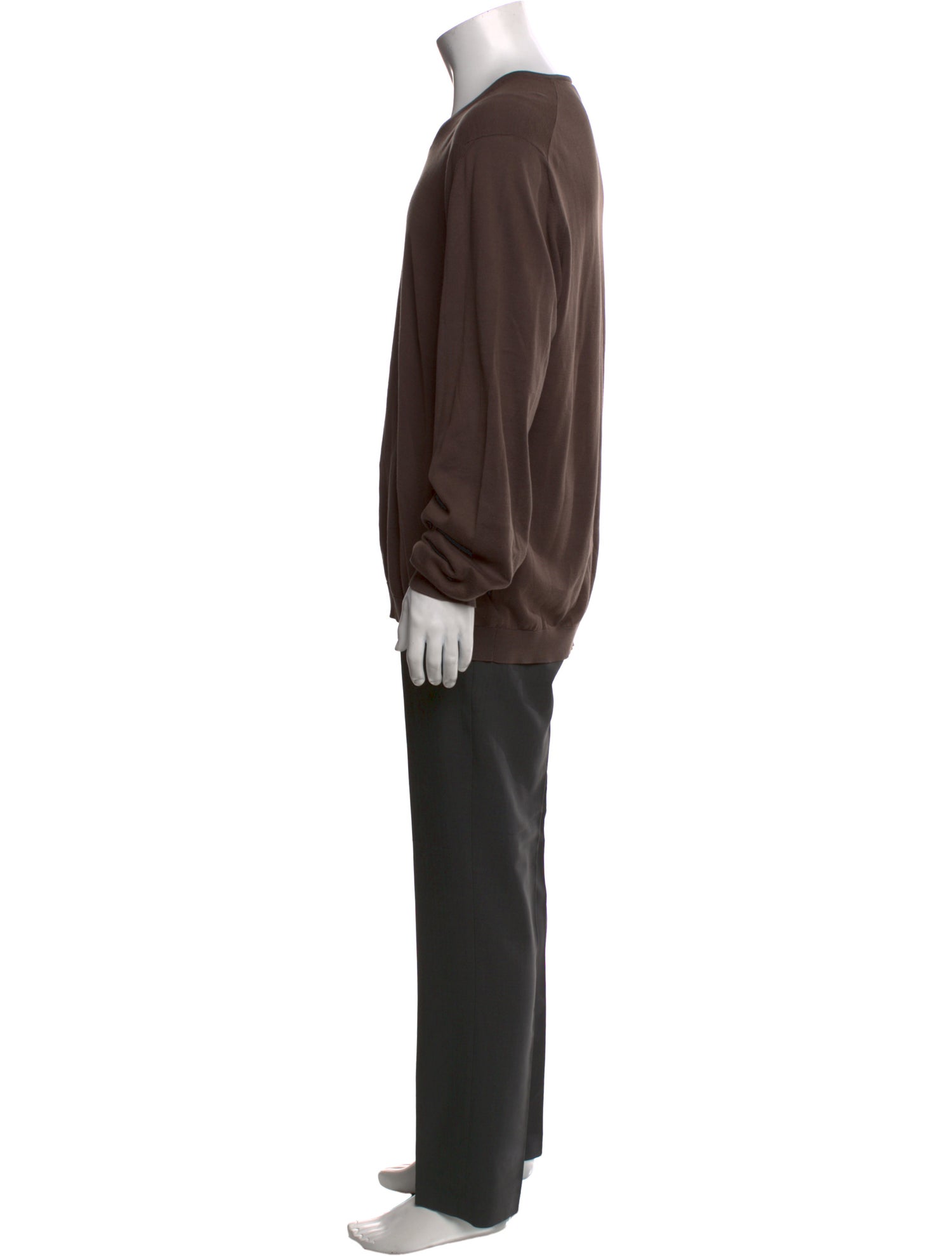 Brunello Cucinelli V-Neck Long Sleeve Pullover