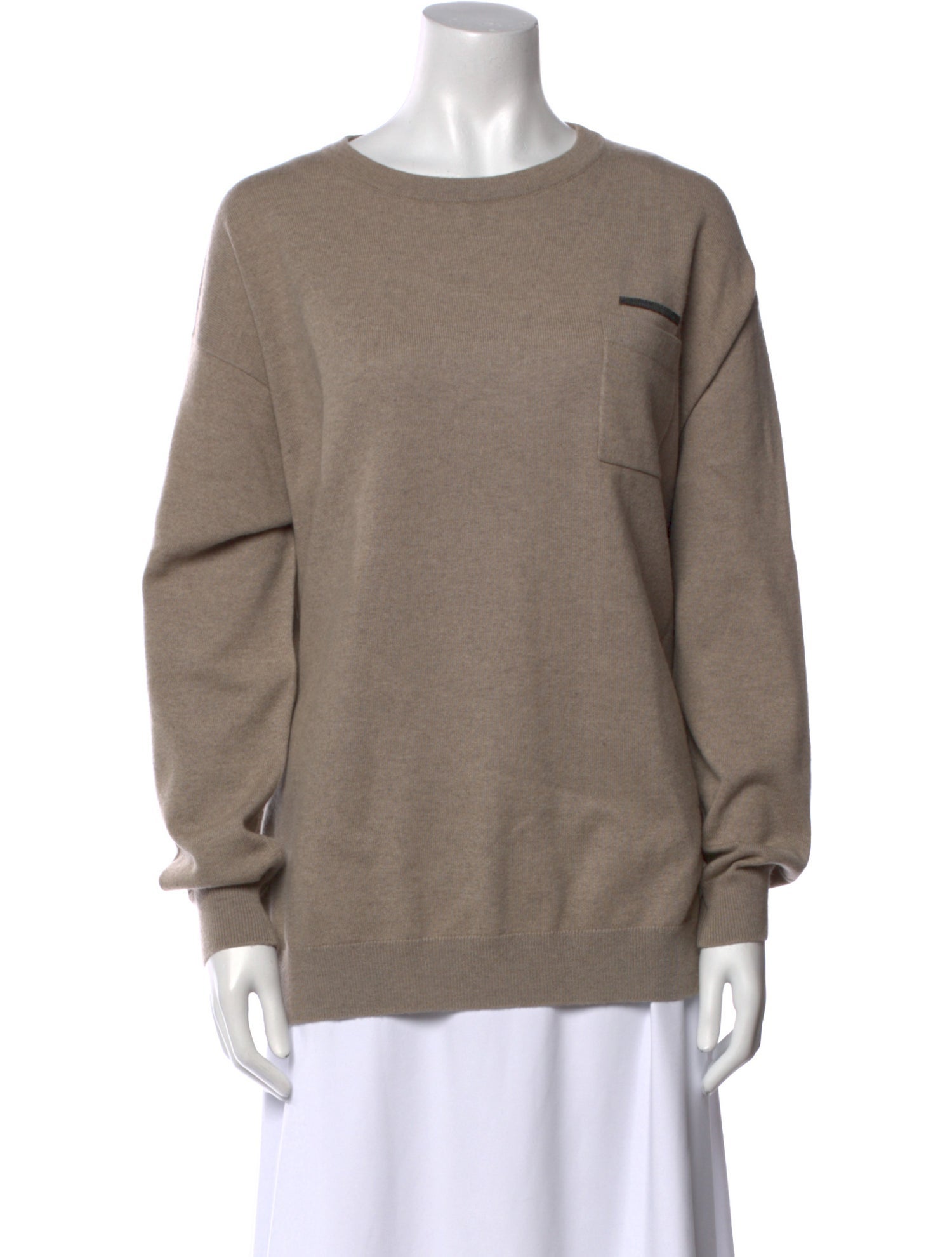 Brunello Cucinelli Cashmere Crew Neck Sweater