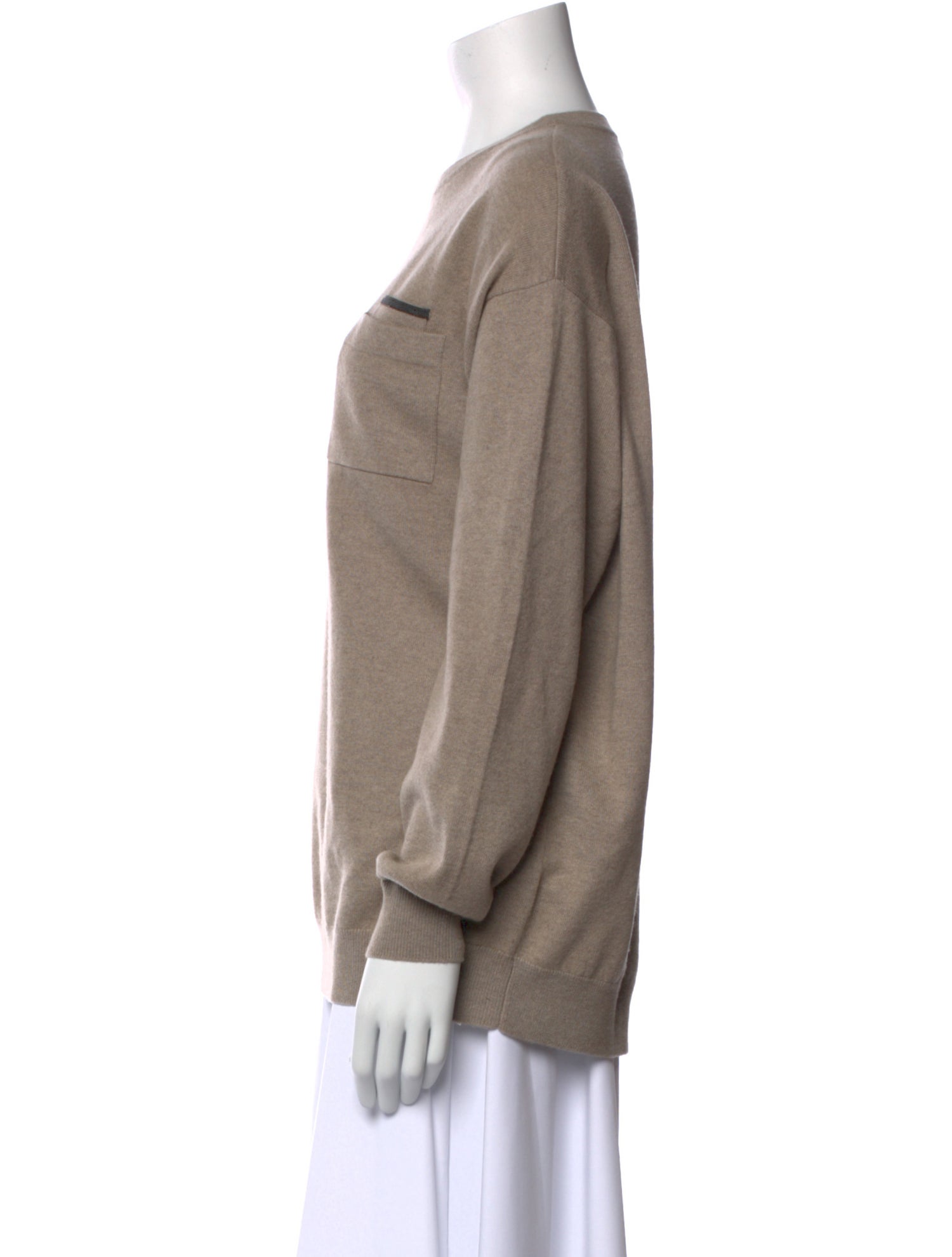 Brunello Cucinelli Cashmere Crew Neck Sweater