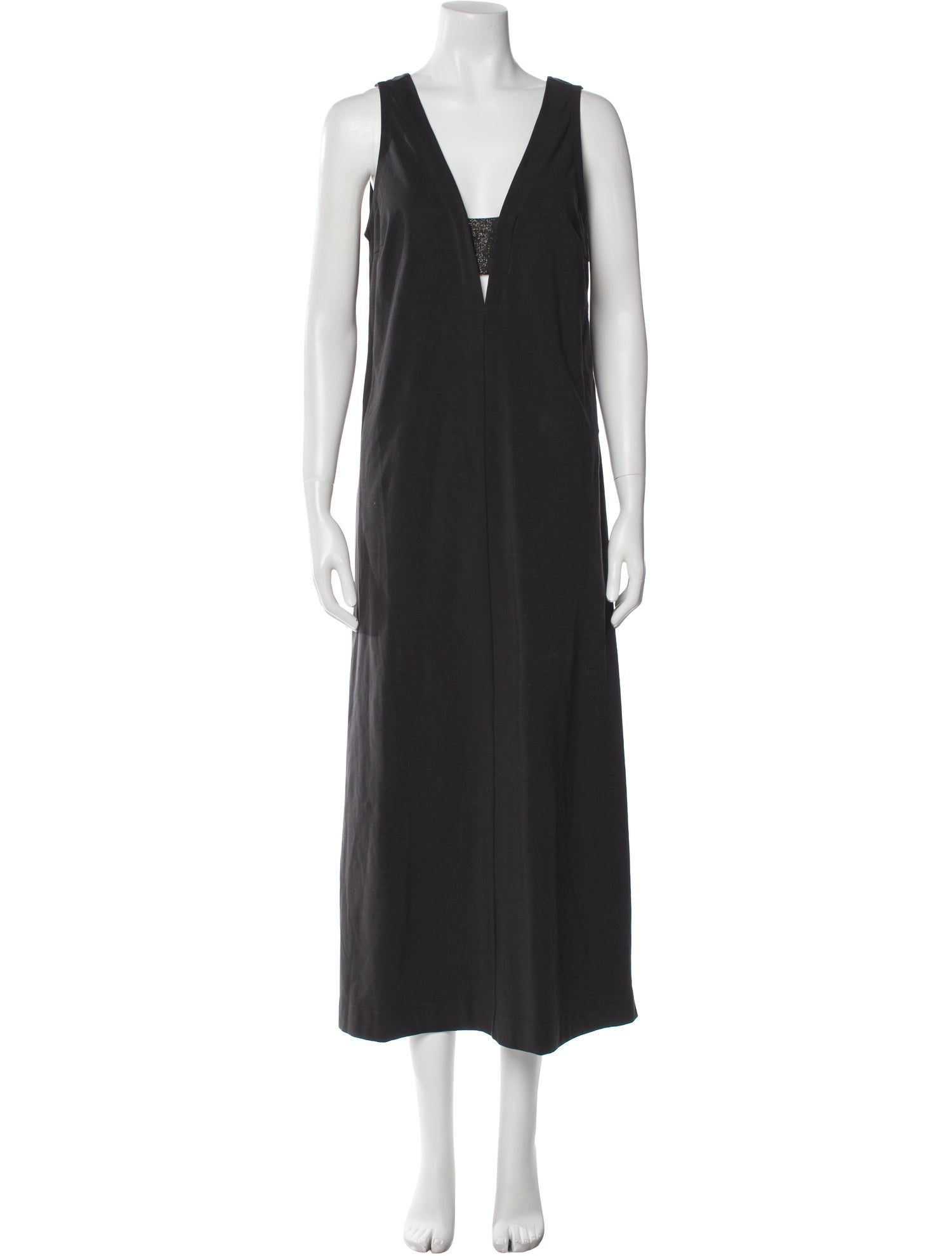 Brunello Cucinelli V-Neck Long Dress