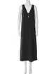 Brunello Cucinelli V-Neck Long Dress