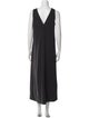 Brunello Cucinelli V-Neck Long Dress