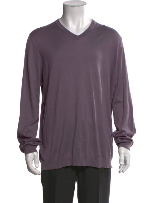 Brunello Cucinelli V-Neck Long Sleeve Pullover