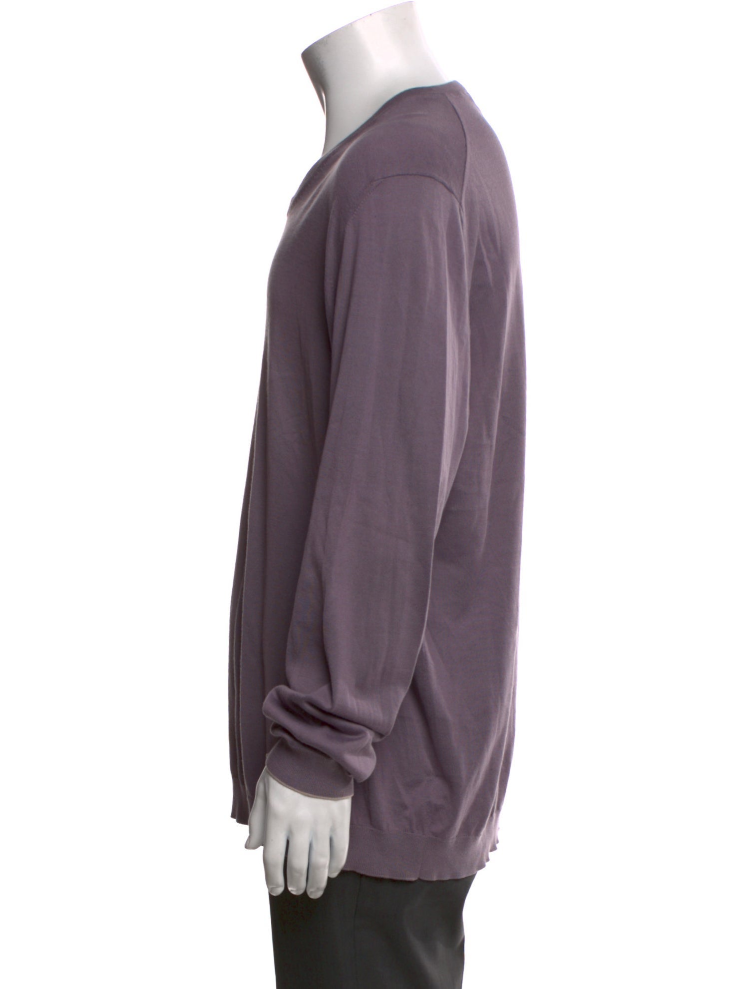 Brunello Cucinelli V-Neck Long Sleeve Pullover