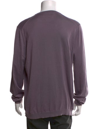Brunello Cucinelli V-Neck Long Sleeve Pullover