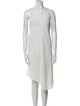 Brunello Cucinelli Scoop Neck Midi Length Dress