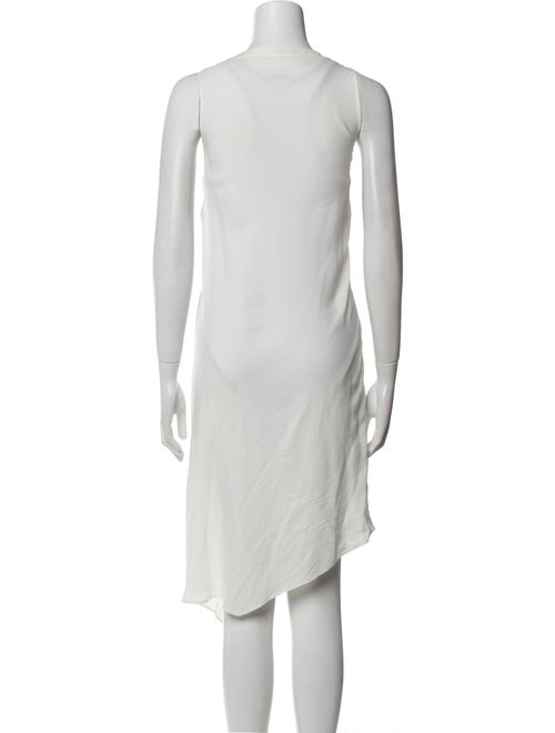 Brunello Cucinelli Scoop Neck Midi Length Dress