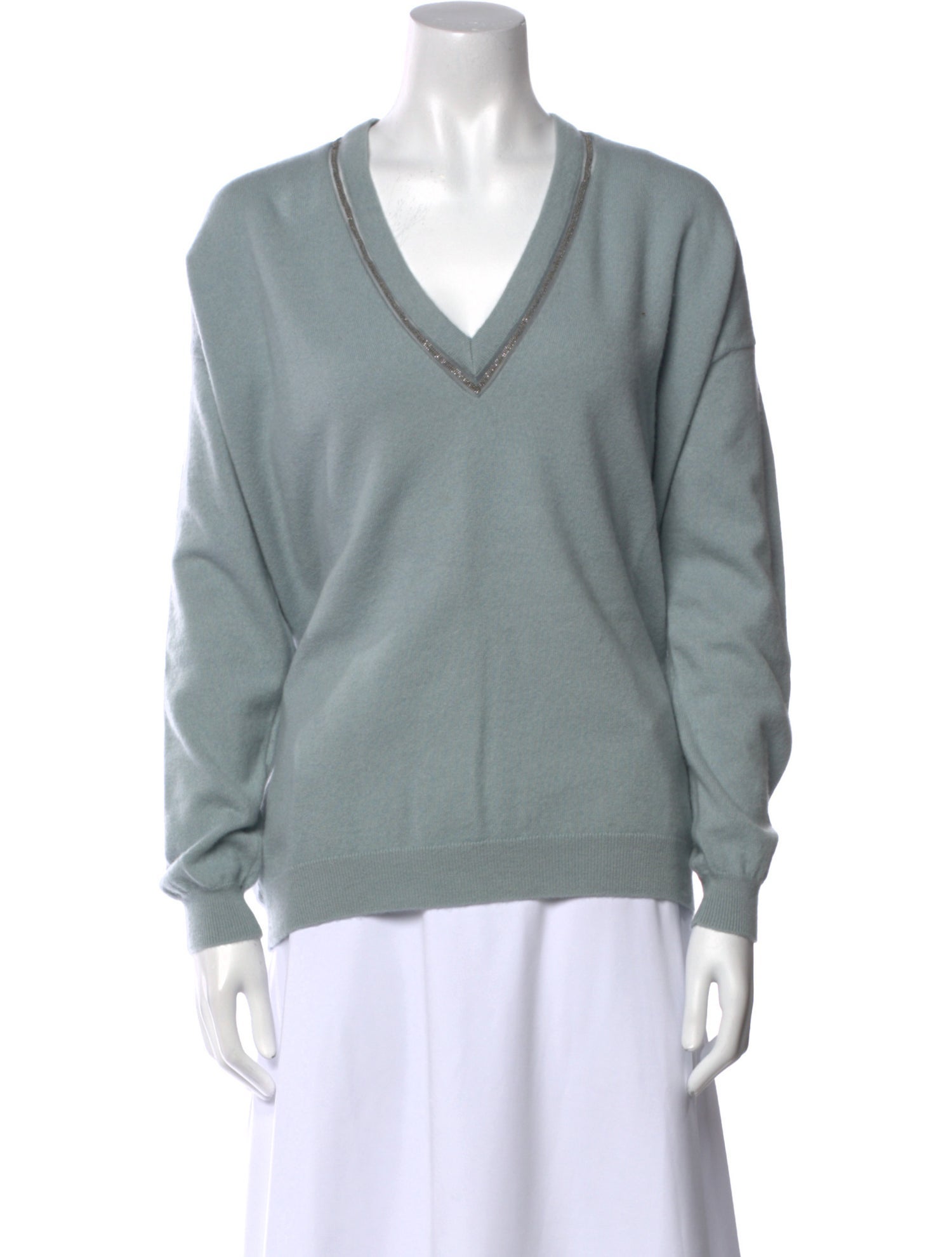 Brunello Cucinelli Cashmere V-Neck Sweater