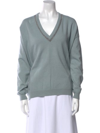 Brunello Cucinelli Cashmere V-Neck Sweater