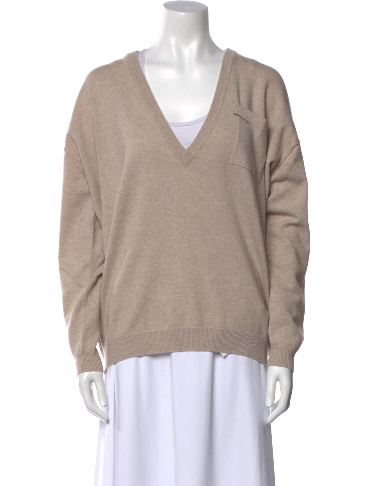 Brunello Cucinelli Cashmere V-Neck Sweater