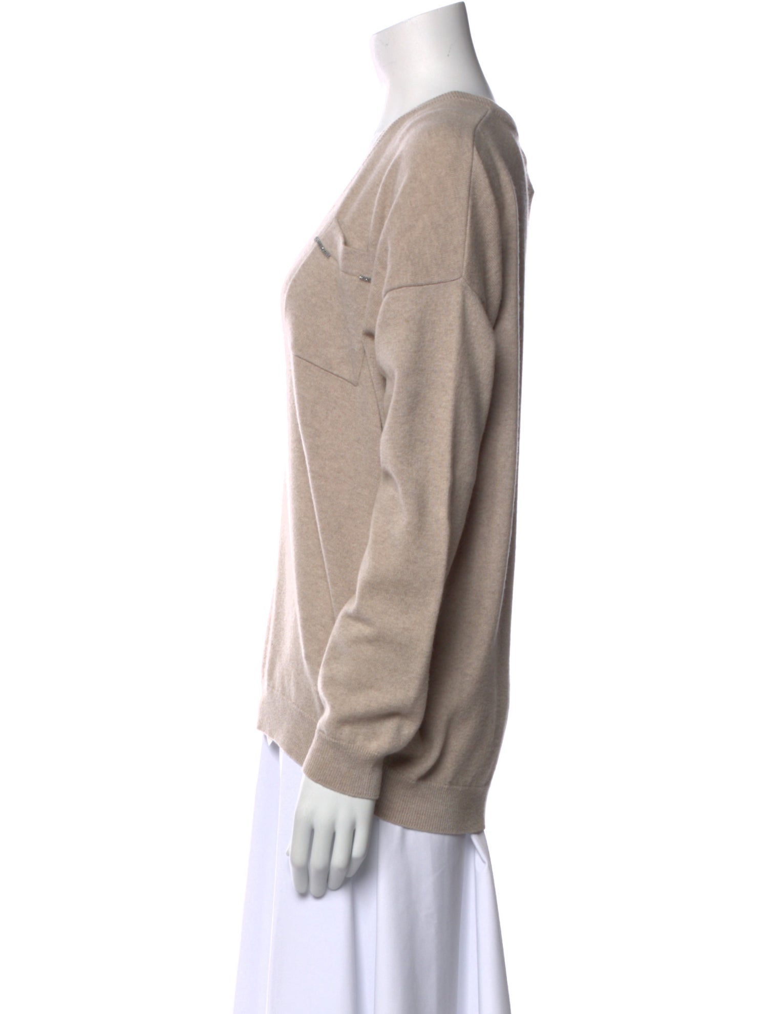 Brunello Cucinelli Cashmere V-Neck Sweater