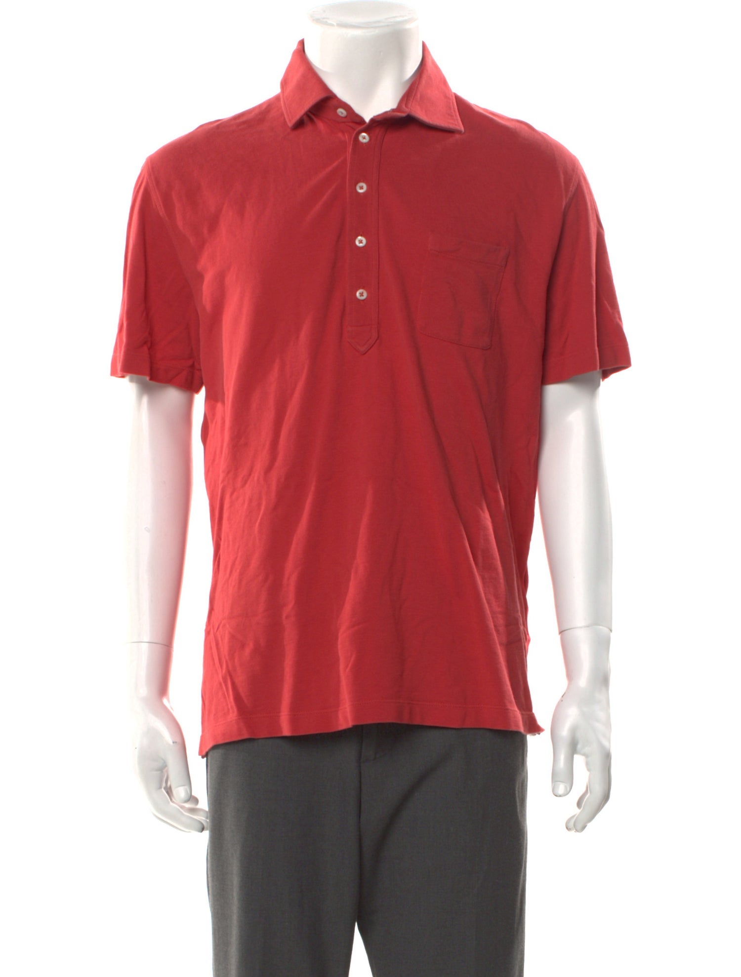 Brunello Cucinelli Collar Short Sleeve Polo Shirt