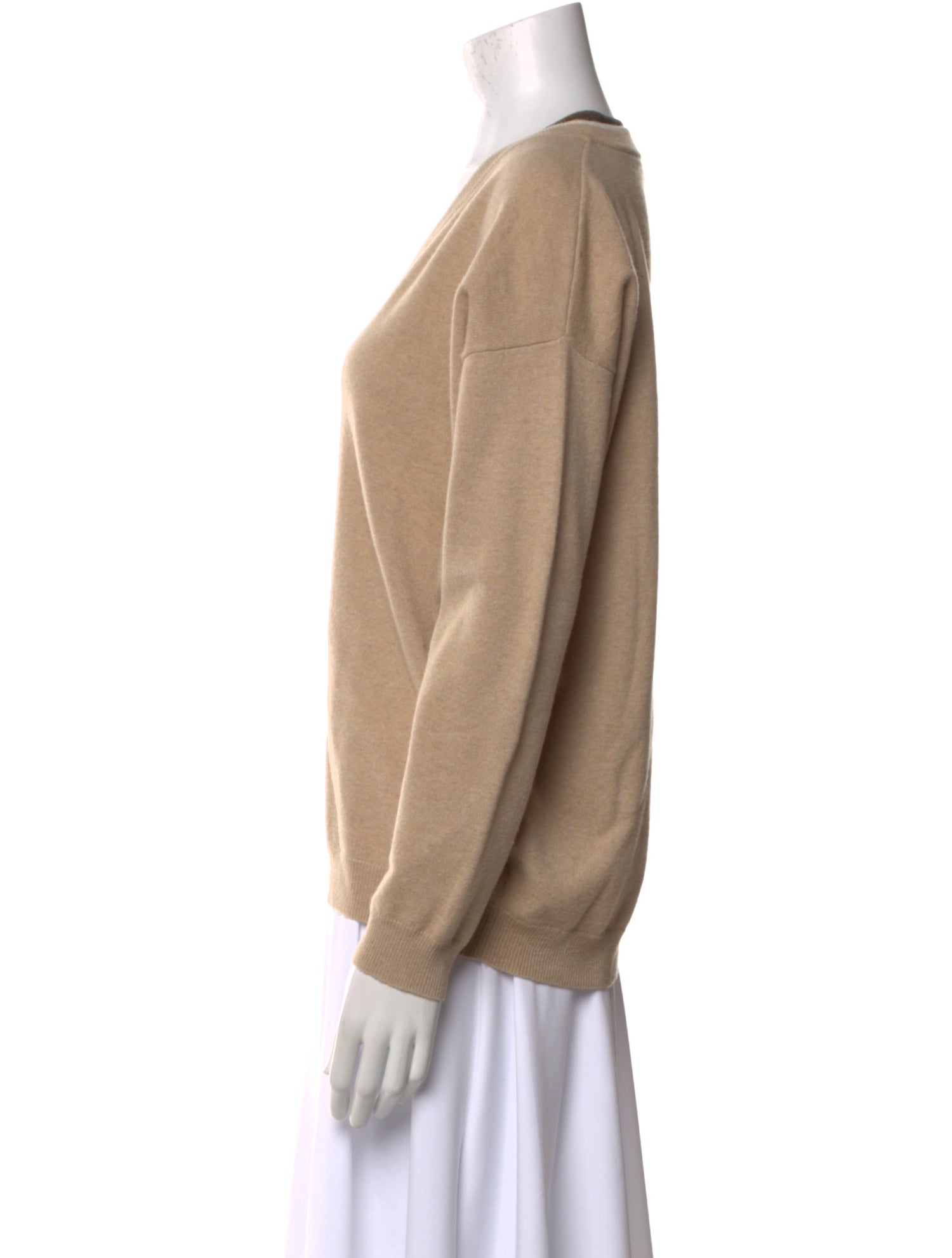 Brunello Cucinelli Virgin Wool V-Neck Sweater