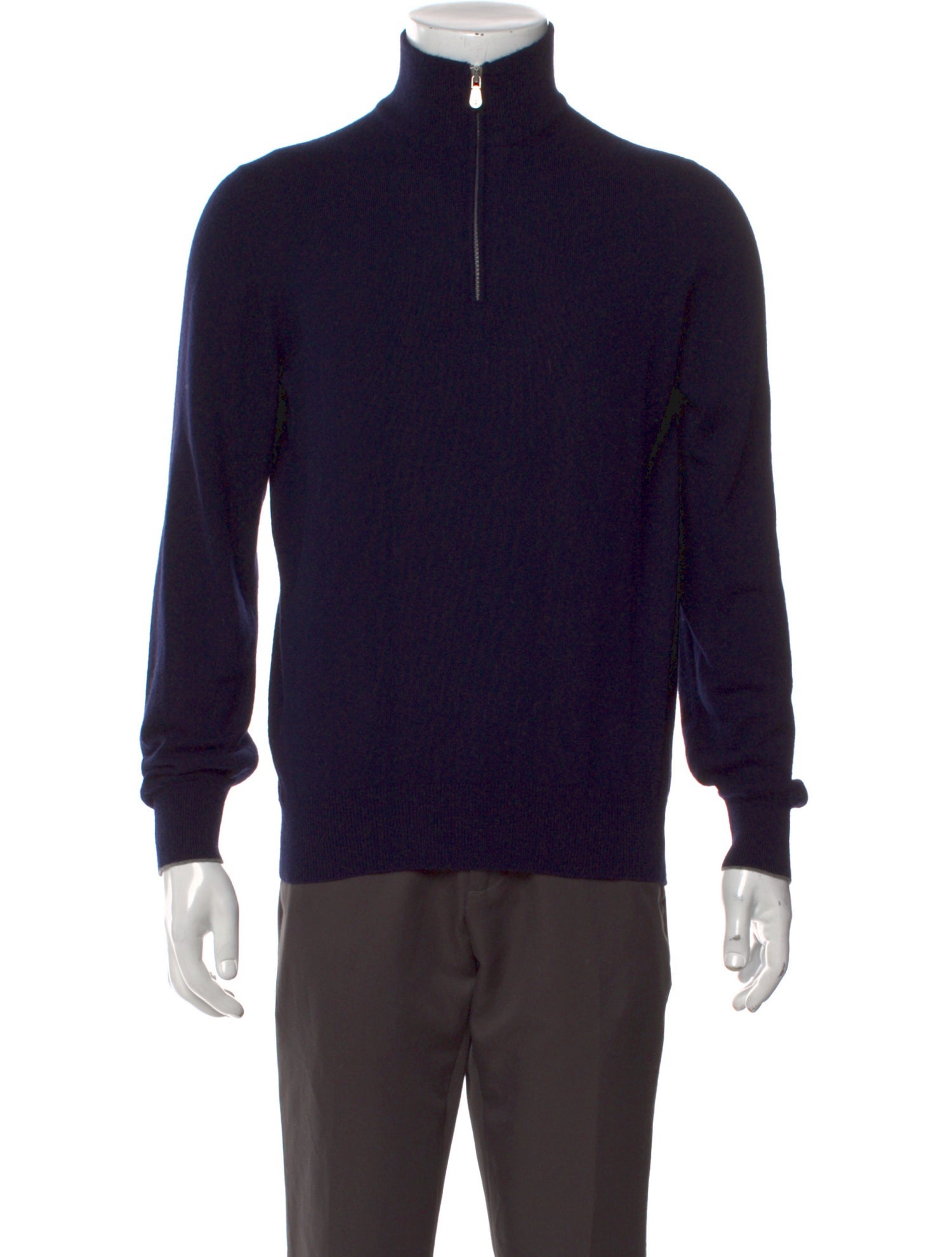 Brunello Cucinelli Cashmere Turtleneck Polo Sweater