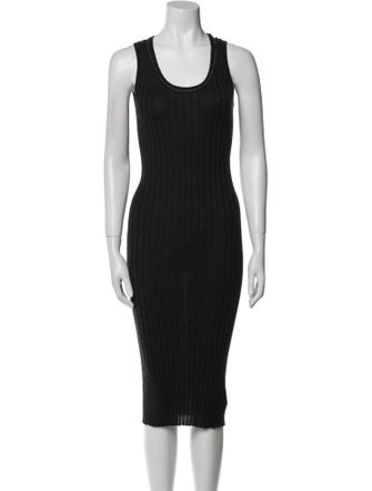 Brunello Cucinelli Cashmere Midi Length Dress