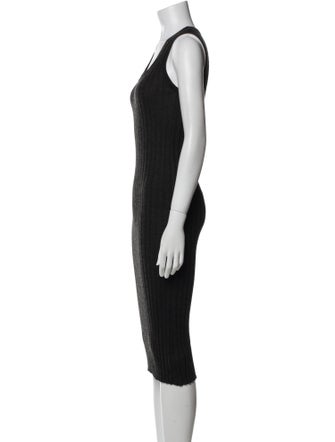 Brunello Cucinelli Cashmere Midi Length Dress