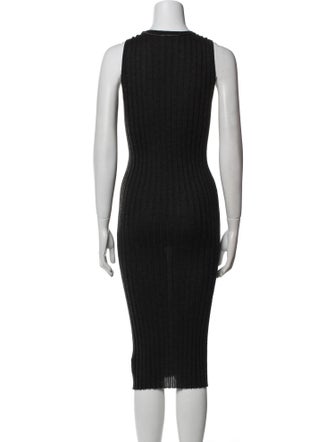 Brunello Cucinelli Cashmere Midi Length Dress