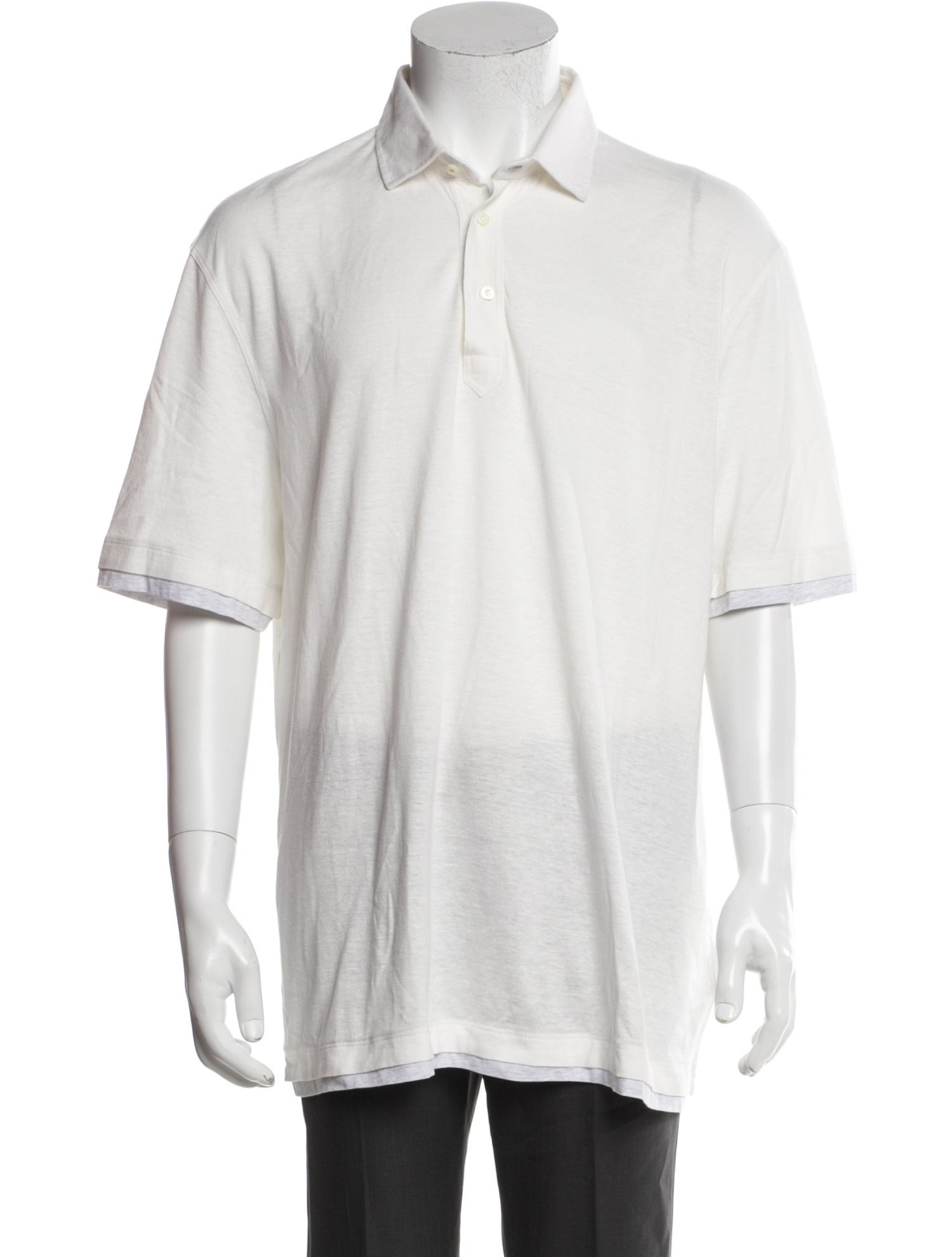 Brunello Cucinelli Crew Neck Short Sleeve Polo Shirt