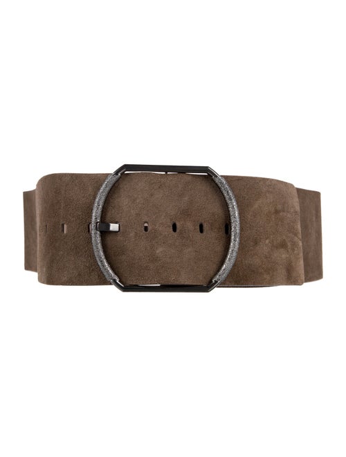 Brunello Cucinelli Wide Suede Waist Belt