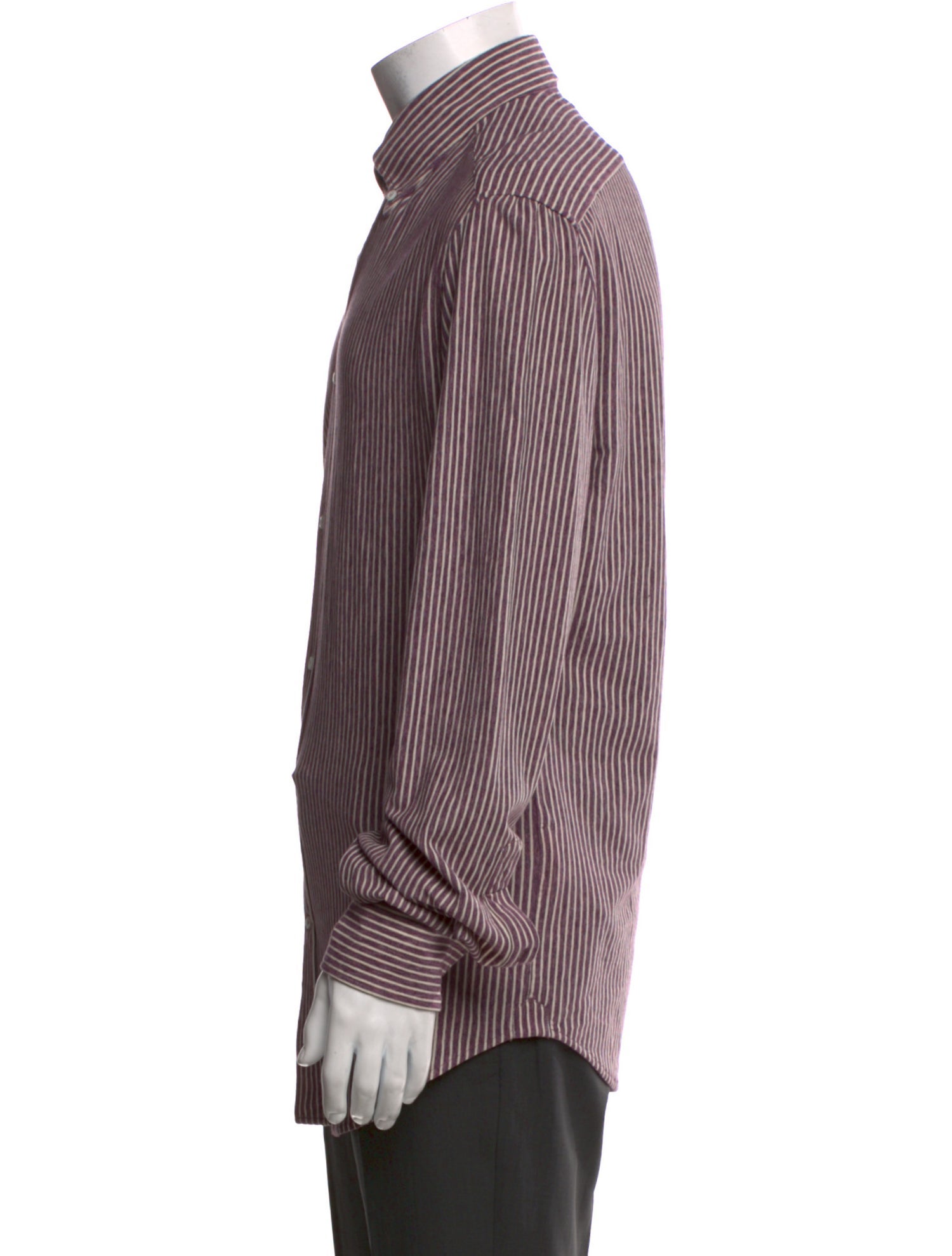 Brunello Cucinelli Striped Long Sleeve Shirt