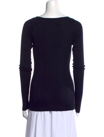 Brunello Cucinelli V-Neck Long Sleeve T-Shirt