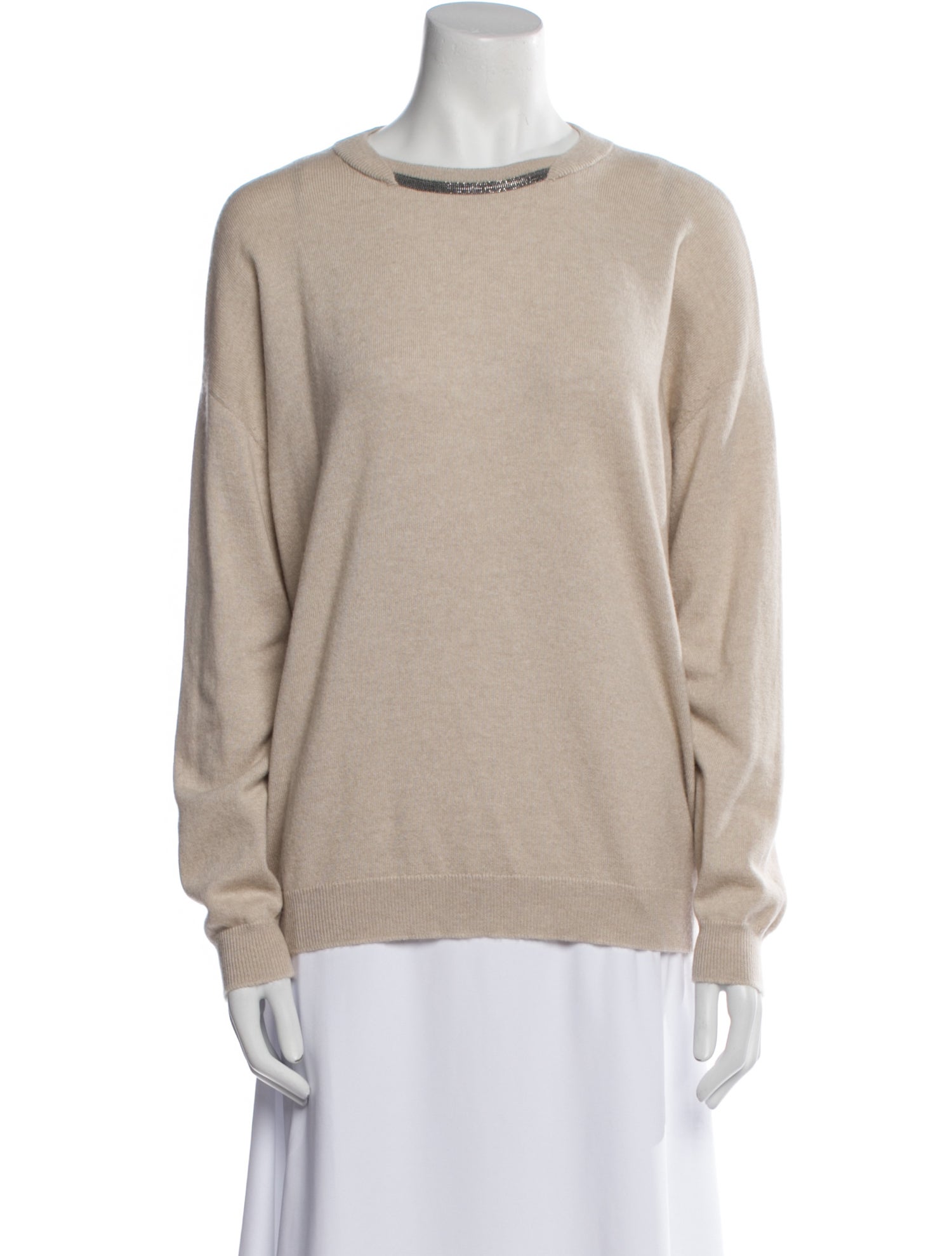 Brunello Cucinelli Cashmere Bateau Neckline Sweater