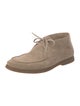 Brunello Cucinelli Suede Lace-Up Boots