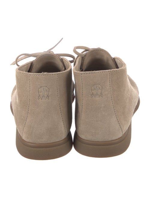 Brunello Cucinelli Suede Lace-Up Boots
