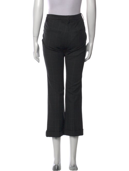 Brunello Cucinelli Plaid Print Wide Leg Pants