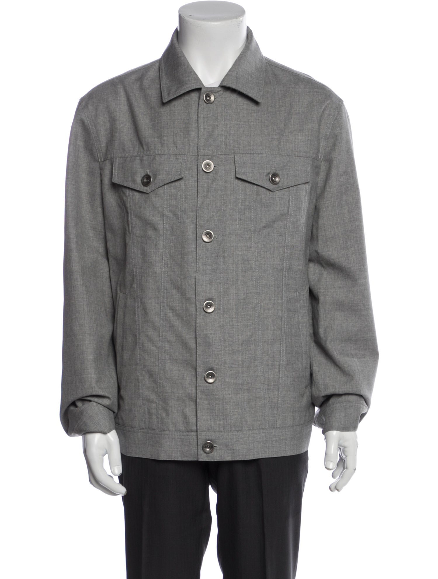Brunello Cucinelli Virgin Wool Trucker Jacket