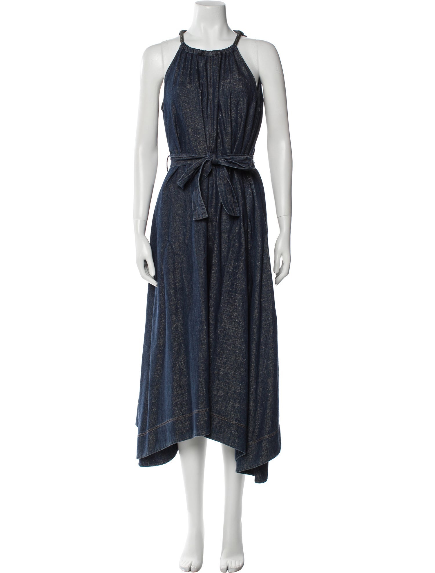 Brunello Cucinelli Halterneck Long Dress