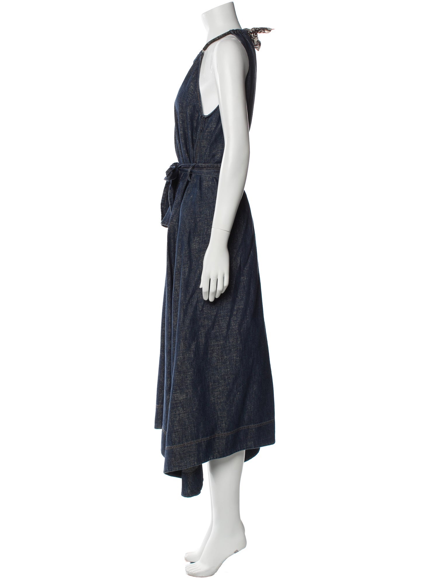 Brunello Cucinelli Halterneck Long Dress