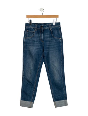 Brunello Cucinelli Mid-Rise Skinny Leg Jeans