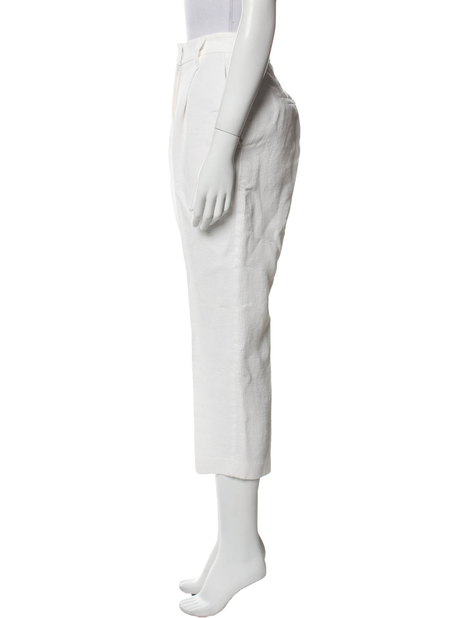 Brunello Cucinelli Linen Straight Leg Pants