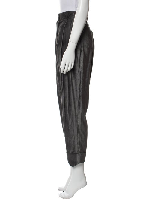 Brunello Cucinelli Velour Straight Leg Pants