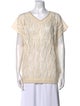 Brunello Cucinelli Linen Patterned Sweater