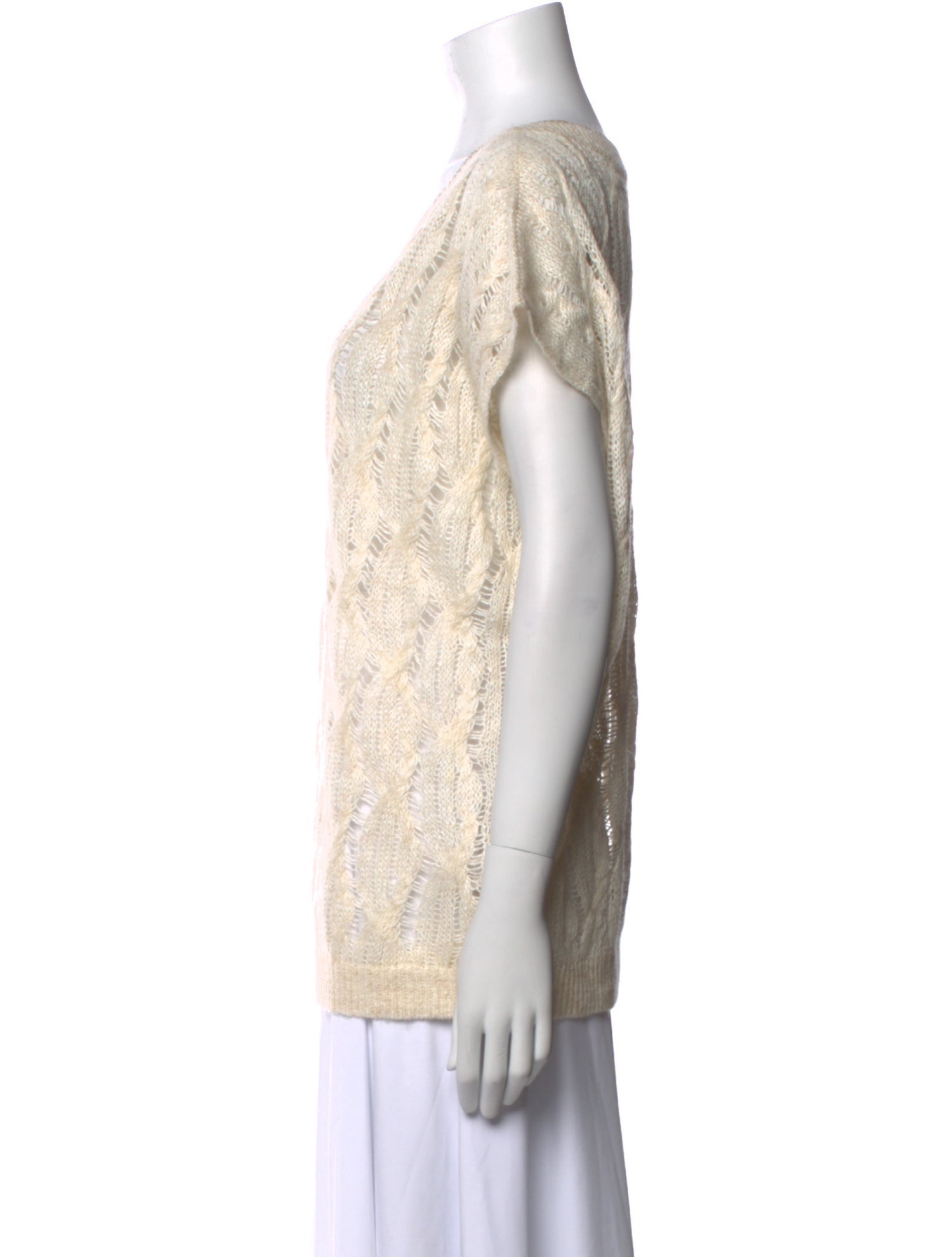 Brunello Cucinelli Linen Patterned Sweater