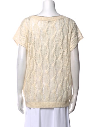 Brunello Cucinelli Linen Patterned Sweater