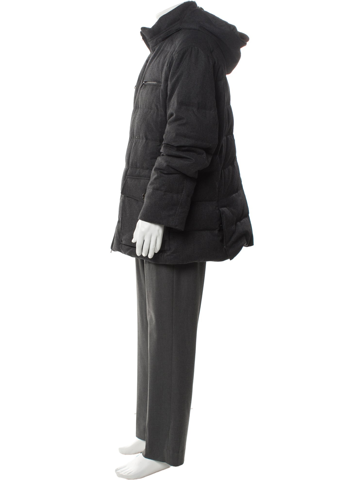 Brunello Cucinelli Wool Puffer Coat