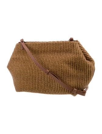 Brunello Cucinelli Straw Crossbody Bag