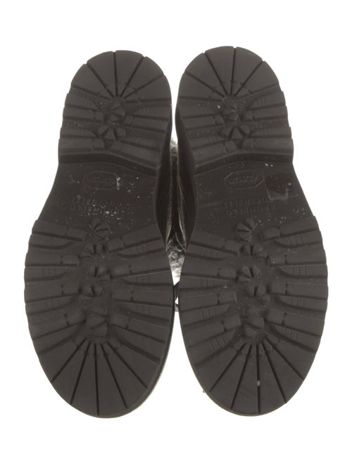 Brunello Cucinelli Suede Beaded Accents Combat Boots