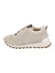 Brunello Cucinelli Suede Beaded Accents Sneakers
