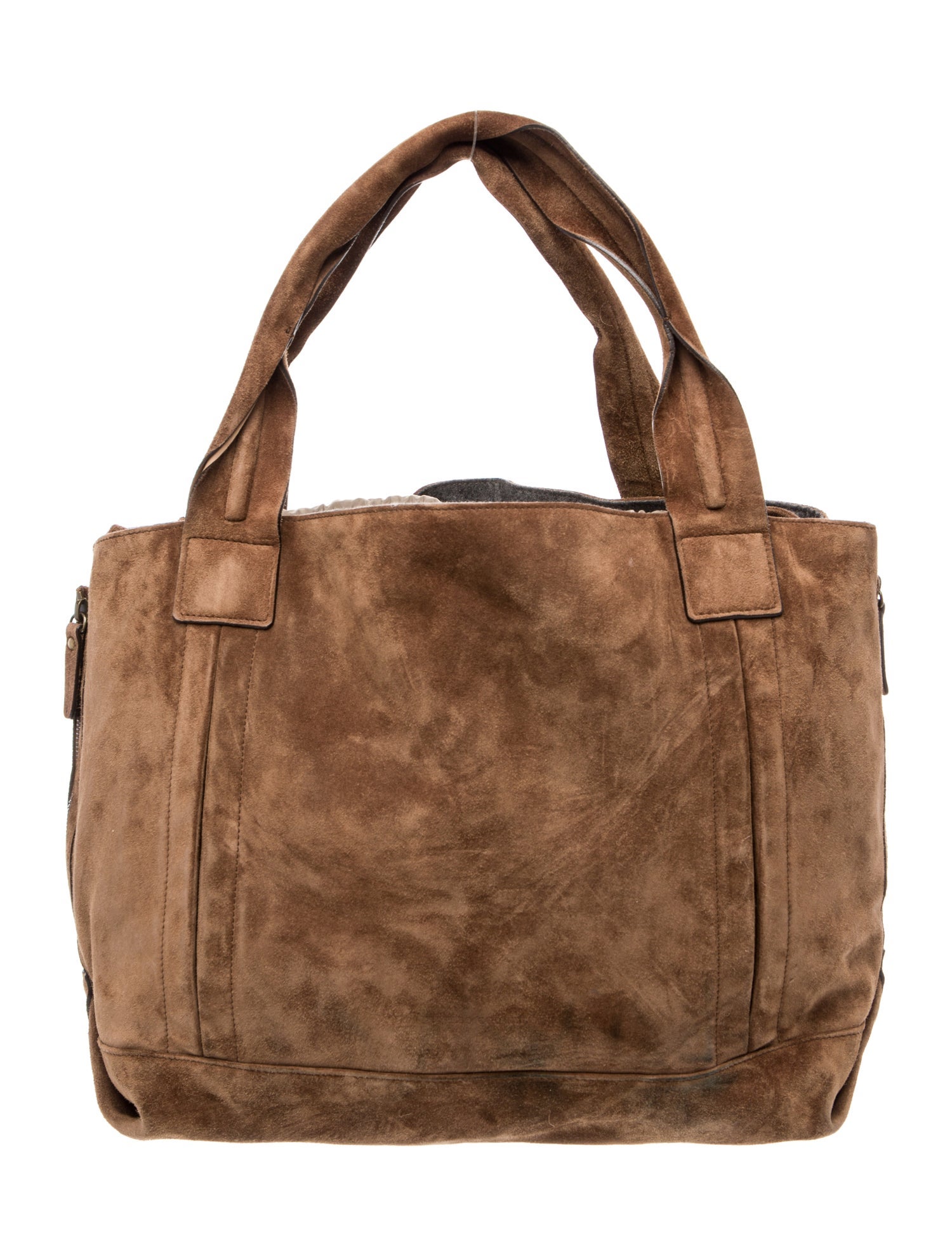 Brunello Cucinelli Suede Shoulder Bag