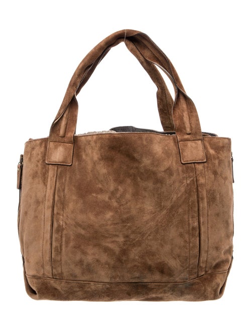 Brunello Cucinelli Suede Shoulder Bag