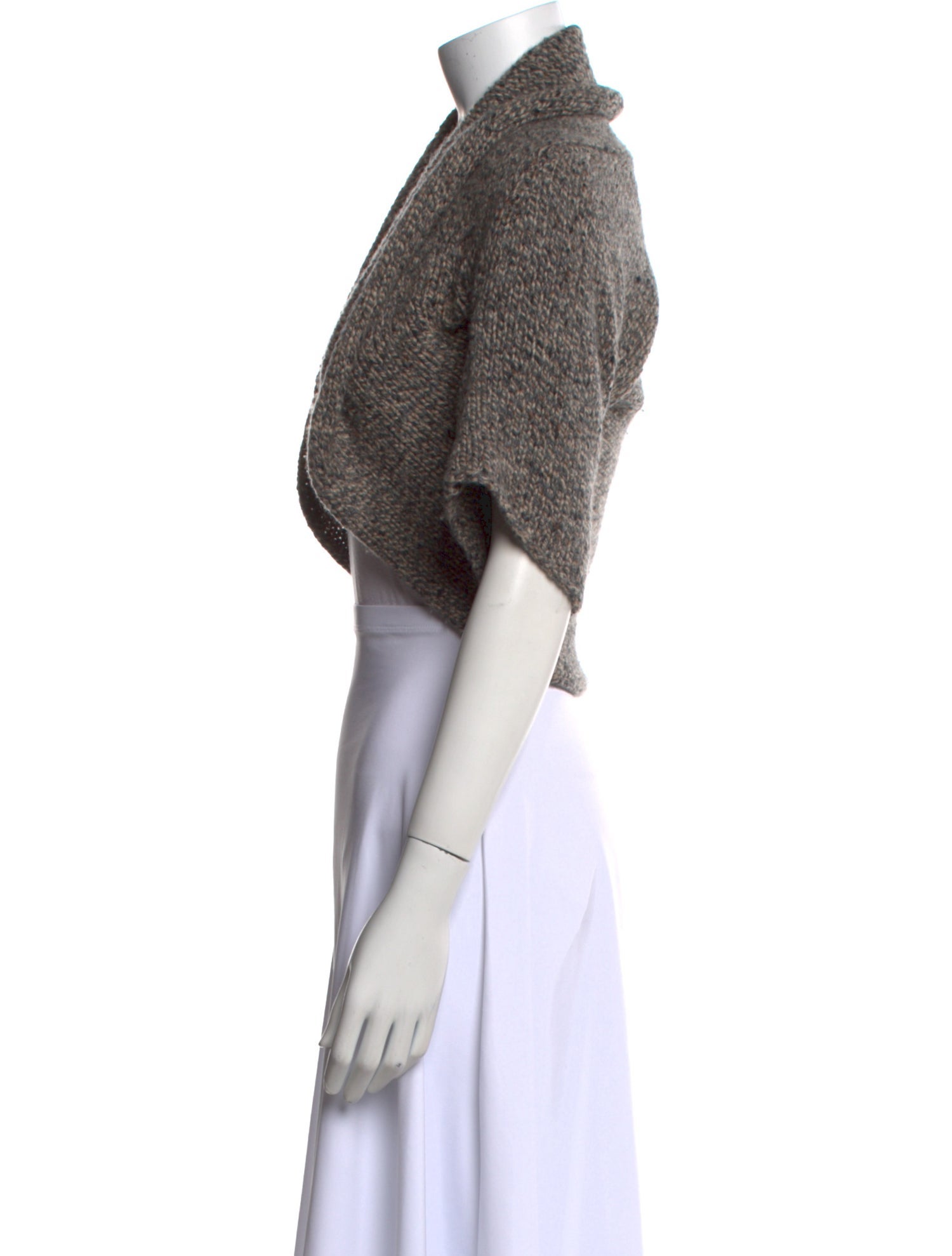 Brunello Cucinelli Cashmere Open Front Sweater