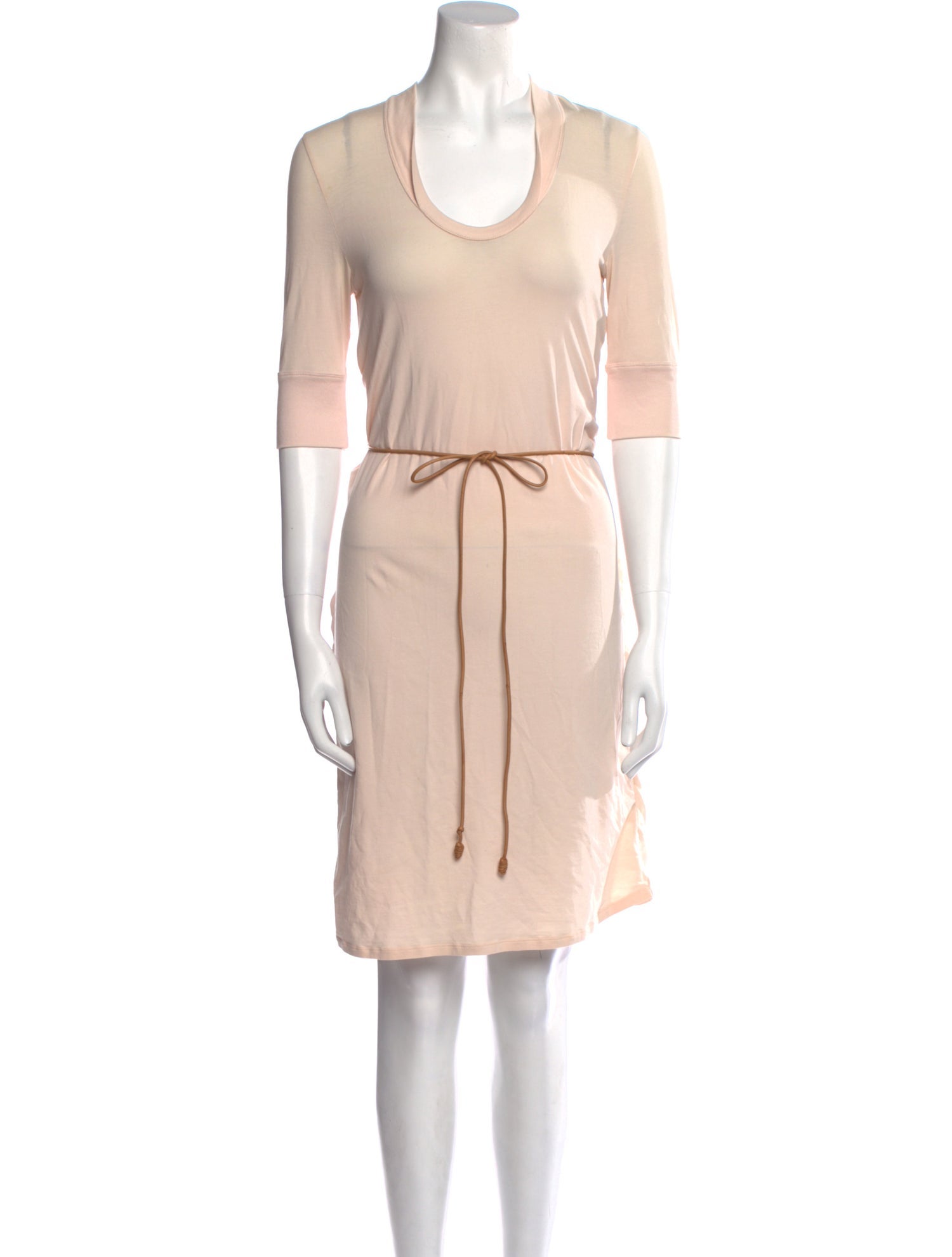 Brunello Cucinelli Scoop Neck Mini Dress